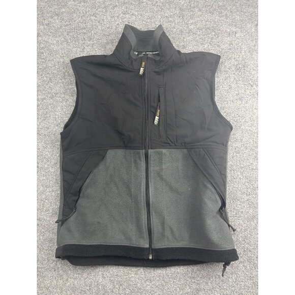 REI Vest Womens Medium Fleece Outdoor Hiking Zip Up Made in USA Jacket - Picture 1 of 6